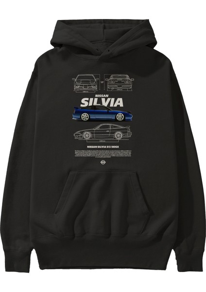 Nıssan Sılvıa 2 Ön Baskılı Hoodie Oversize Kapüşonlu Sweatshirt Erkek Kadın Unisex fiyatları