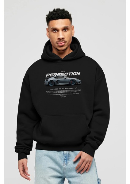 Thıs Is Perfectıon Ön Baskılı Hoodie Oversize Kapüşonlu Sweatshirt Erkek Kadın Unisex