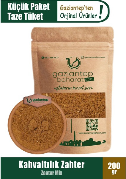 Doğal Zahter Kahvaltılık 200 gr