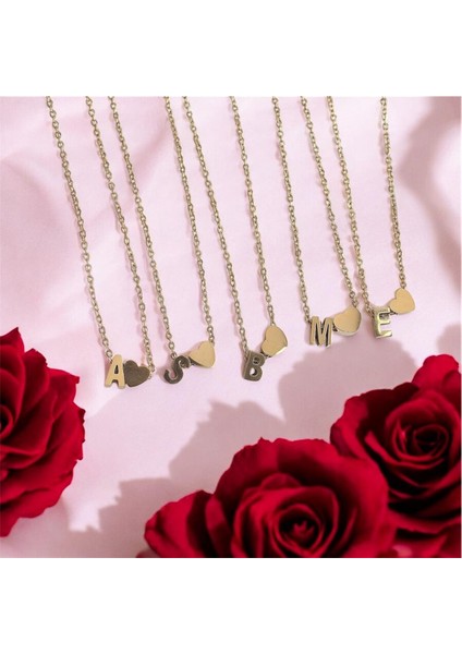 Sevgililergününe Özel Sevgiliye Anlamlı Hediyeçelik Harf Kadın Kolye Minimal fiyatları