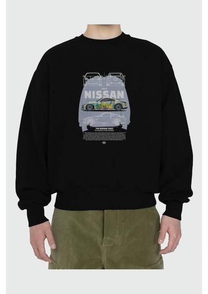 Nissan 350Z 2 Ön Baskılı Anime Oversize Sweatshirt Erkek Kadın Unisex fiyatları