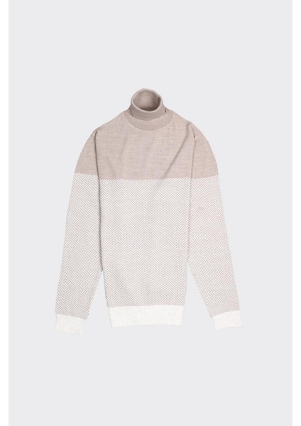 Erkek Tam Balıkçı Triko