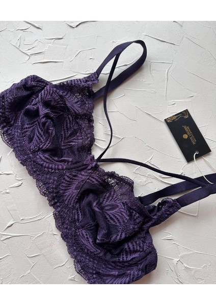 Tyla Dantelli C Cup Önü Şeritli Günlük Kullanım Balenli Şık Toparlayıcı Sütyen fiyatları