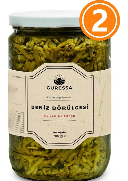 Deniz Börülcesi Turşusu 780 gr 2'li Paketi