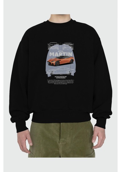 Aston Martın Dbs Ön Baskılı Anime Oversize Sweatshirt Erkek Kadın Unisex fiyatları
