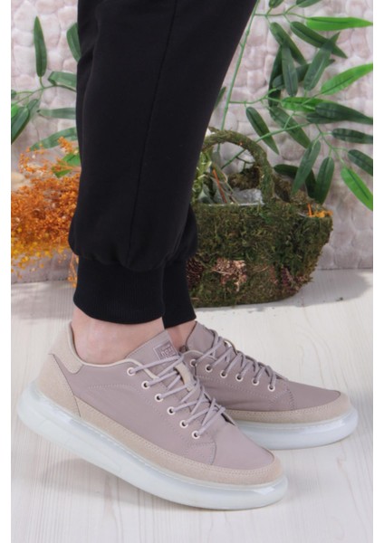 Noka Oleon Rahat Memory Foam Iç Taban Keten Sneaker Erkek Ayakkabı