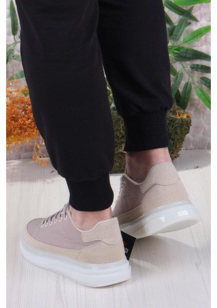 Noka Oleon Rahat Memory Foam Iç Taban Keten Sneaker Erkek Ayakkabı