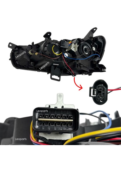 Mitsubishi Lancer Far Lambası Sağ 2008-2012 8301B433 fiyatları