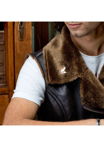 Deer Gümüş Broş 02