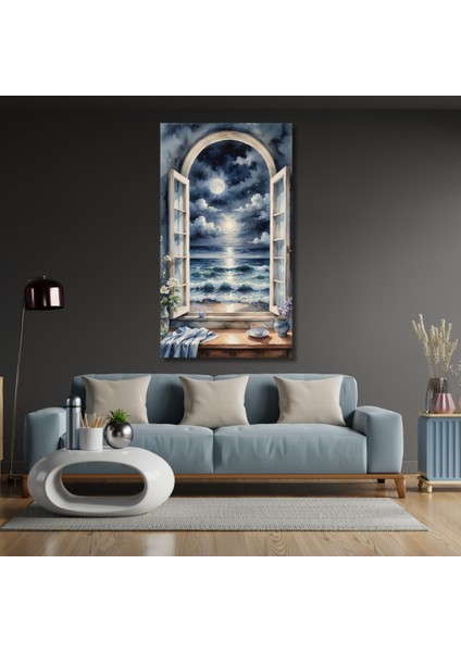 Kanvas Manzara Deniz Hd Dijital Baskı Tablo Salon Tablosu fiyatları