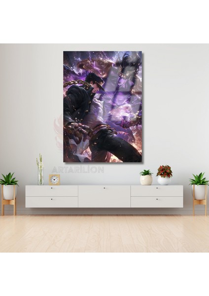 Cam Anime Tablosu Jojo Jotaro Temalı Dijital Baskı Cam Tablo Oyuncu Odası Tablosu modelleri