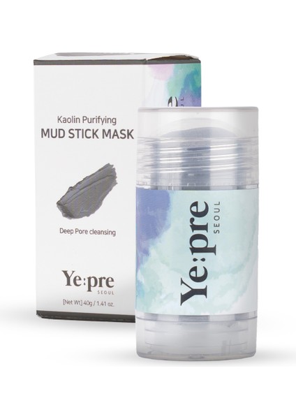 Kaolin Purifying Mud Stick Mask Siyah Nokta Temizleyici Sebum Dengeleyici Kil Maskesi Kore 40g fiyatları