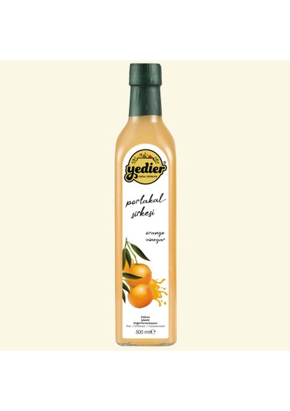 İçilebilir Doğal Fermantasyon Katkısız Portakal Sirkesi 500ml
