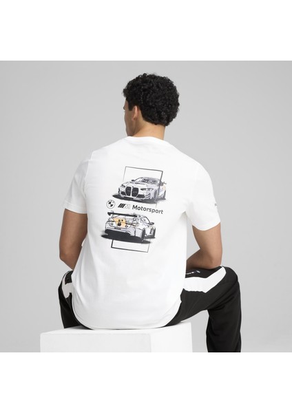 63073502 Bmw Mms Car Graphic Tee 2 Erkek Spor Tişört fırsatları