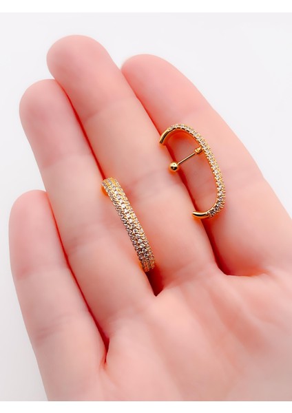 Cerrahi Çelik Piercing Zirkon Taşlı Anti Tragus Piercing (1ADET) fiyatları
