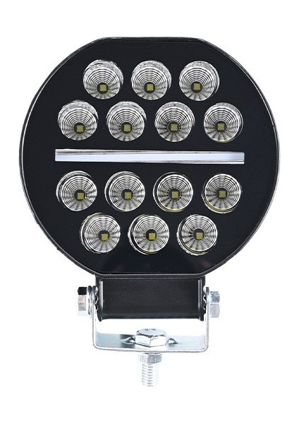 Offroad sis lambası 11,5 x 4,5 x 12cm yuvarlak beyaz-amber 12-80v 35w adet / LASS351