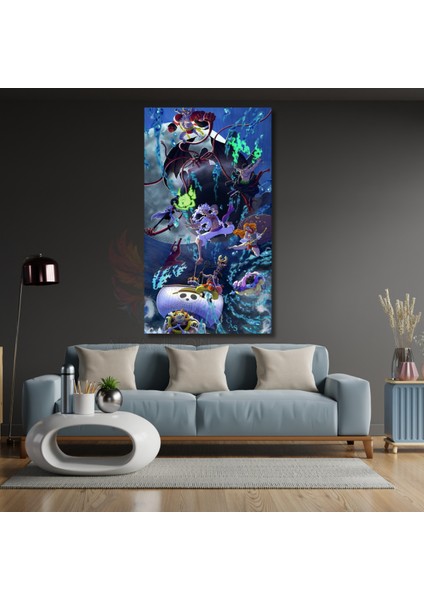 Kanvas Anime Tablosu One Piece Kanvas Hd Dijital Baskı Tablo Salon Dizi Film Tablosu