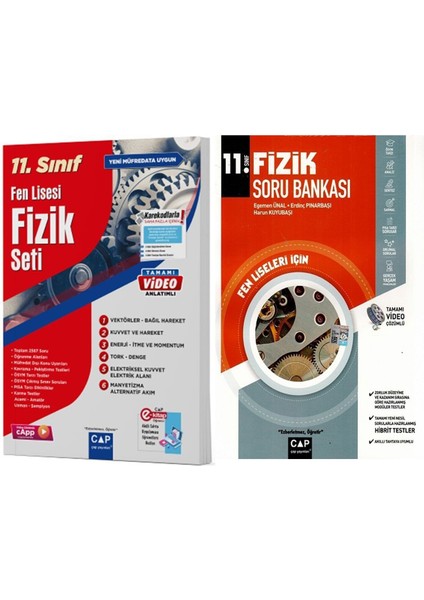 (Sınıf: 11) Fen Lisesi Fizik Seti ve Soru Bankası Seti 2 Kitap
