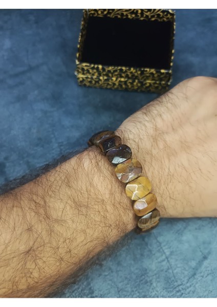 Kaplan Gözü Doğal Taş Rolex Bileklik fiyatları