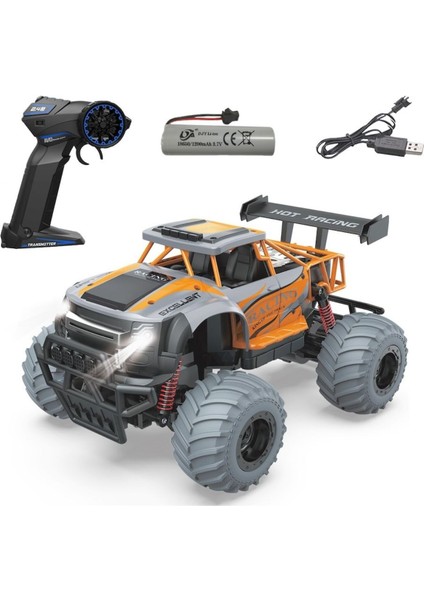 Uzaktan Kumandalı Sarjlı Süspansiyon Sistemli Büyük Arazi Aracı Full Fonksiyon Off Road Araba 26 cm
