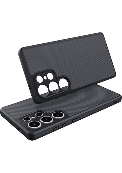Samsung Galaxy S25 Ultra Kılıf Magsafe Özellikli Karbon Fiber Tasarımlı Elnino Kapak fırsatları