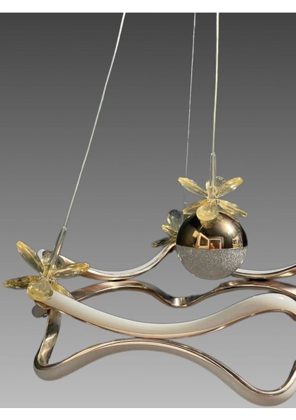 Serçe'den modern salon ve oturma odası led avize modelleri