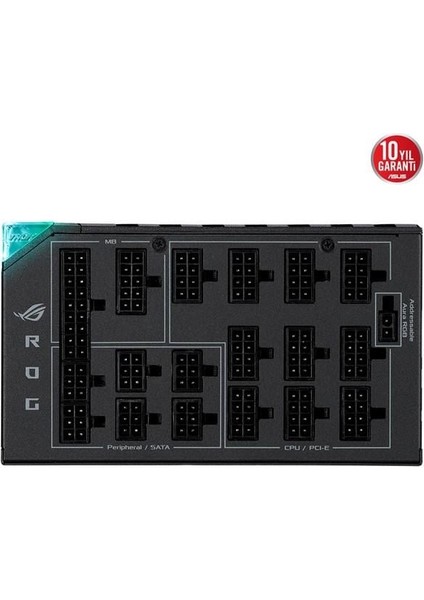 1600W 80+ Tıtanıum Rog Thor 1600T Pcıe 5.0 Tam Modüler Power Supply