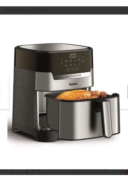 Bir Hava ile Kızartma 4.2 Lt Yağsız Airfryer fırsatları
