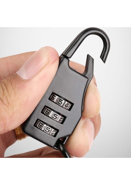 22 Mm. Şifreli Valiz Kilidi - Seyahat Bavul Kilidi - Çanta Kilidi - Asma Kilit - Şifreli Seyahat Kilidi - Dolap Kilidi - Şifreli Kilit - Padlock