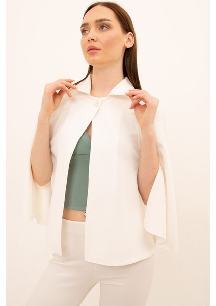 Gömlek Yaka Relax Pelerin & Panço