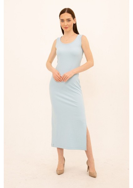 Yırtmaç Detay Yazlık Kaşkorse Ince Fitilli Elbise fiyatları