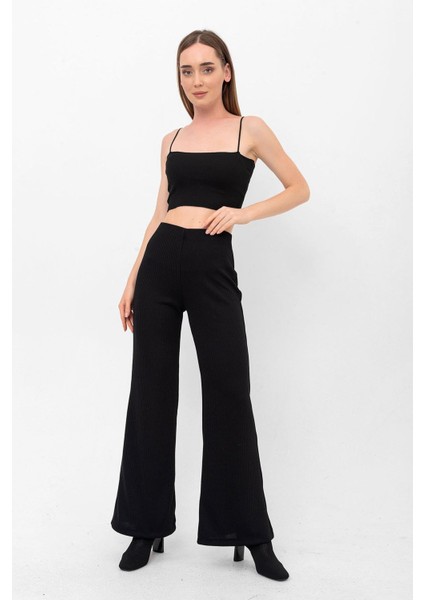 Yarım Ispanyol Paça Lastikli Kaşkorse Pantolon fiyatları