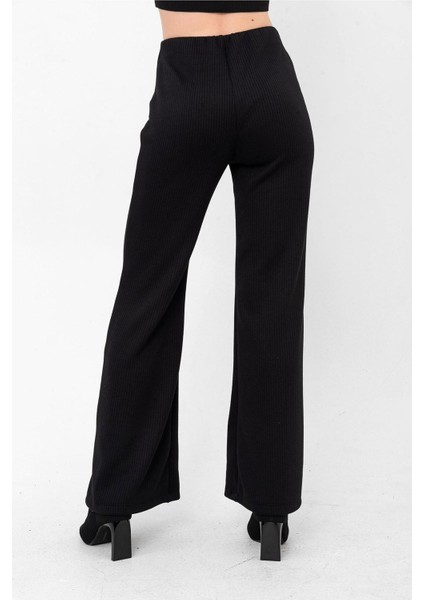 Yarım Ispanyol Paça Lastikli Kaşkorse Pantolon indirimleri