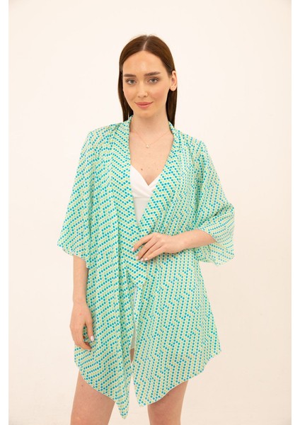 Puantiye Desenli Kimono Hırka modelleri