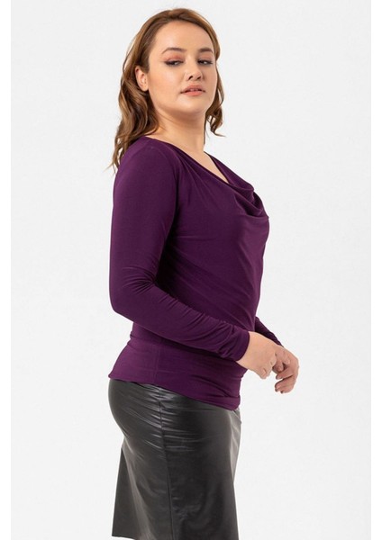 Büyük Beden Degaje Yaka Bluz fırsatları