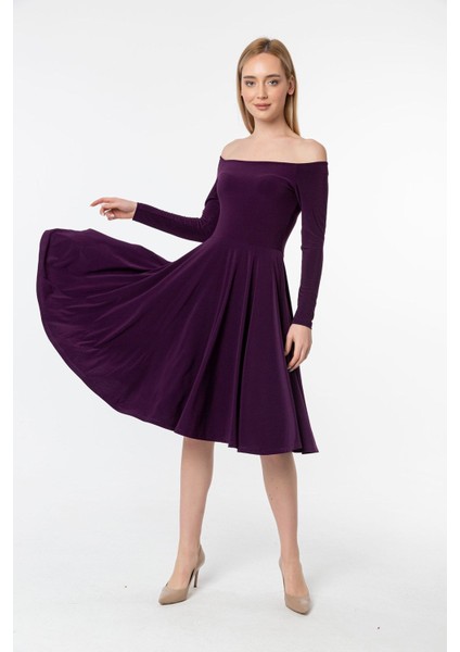 Madonna Yaka Kloş Elbise modelleri