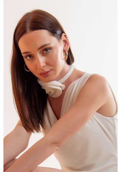 Kol & Boyun & Saç & Kıyafet Üzerinde Kullanılabilen Çok Amaçlı Gül Aksesuar modelleri