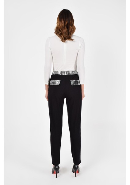 Kadın Pul Payet Detay Pantolon modelleri