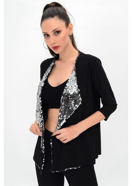 Kadın Pul Payet Detay Hırka fiyatları