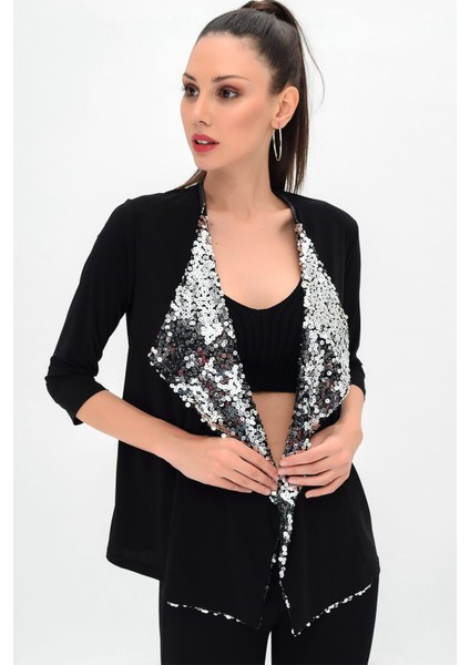 Kadın Pul Payet Detay Hırka fırsatları