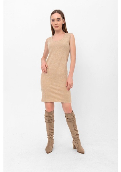 Balerin Yaka Triko Elbise fiyatları