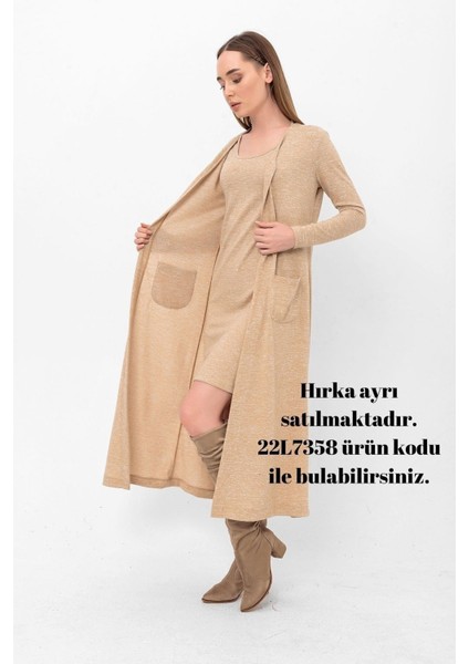 Balerin Yaka Triko Elbise modelleri