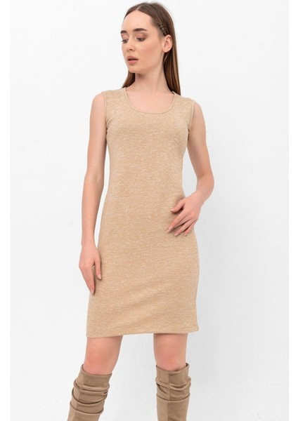 Balerin Yaka Triko Elbise fırsatları