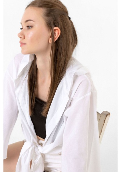 Kapüşonlu Yırtmaçlı Vual Kimono & Hırka fiyatları