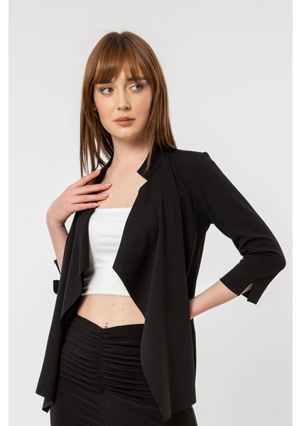 Şal Yaka Krep Agraflı Truvakar Kol Hırka fiyatları