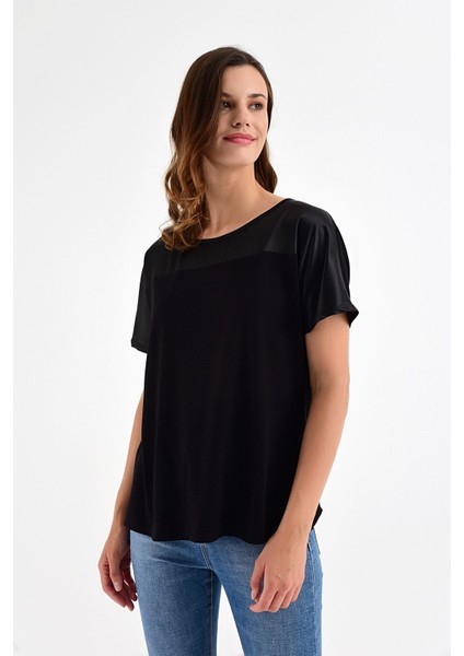 Kadın Japon Kol Detaylı Bluz