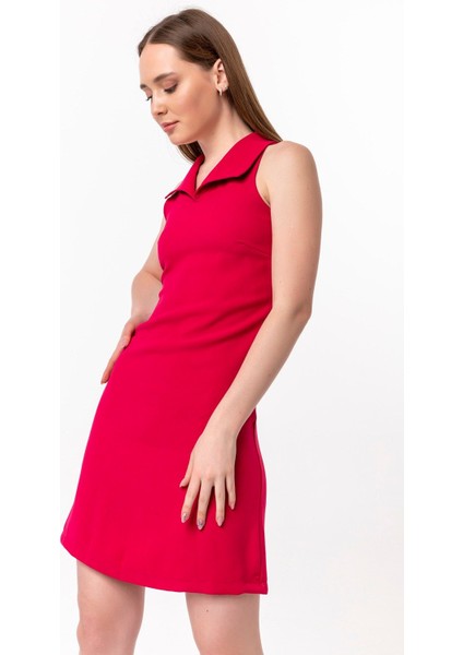 Gömlek Yaka Detaylı Mini Elbise fırsatları