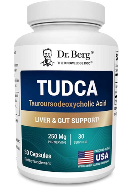 Tudca For Liver Health, Bile Flow, Gallbladder Support, And Digestive Health* - 30 Capsul