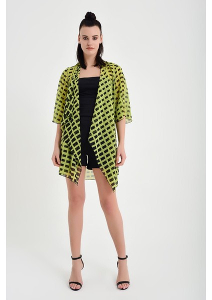 Kadın Desenli Şifon Kimono fiyatları