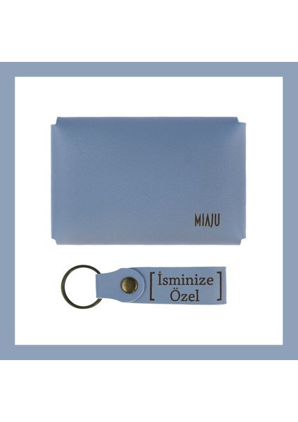 Gök Mavi Tonunda, Kişiselleştirilebilir Cüzdan ve Anahtarlık Seti, Şıklığını Tamamla! Benzersiz Ol! fiyatları